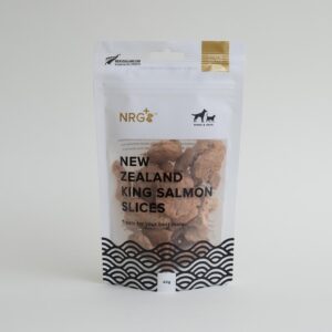NRG+ New Zealand Salmon Slices BITES FREEZE DRIED 40g