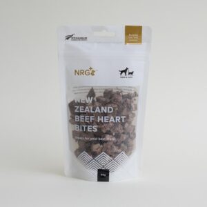 NRG+ New Zealand Beef Heart BITES FREEZE DRIED 50g